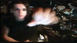 brunette hair Sissy Pets His Pole By TROC