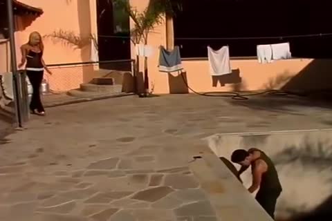 juicy blond ladyboy plows lad Outside