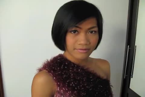 asian Ladyboy cumshot After Masturbation.