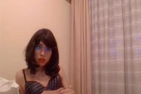 cute oriental Ladyboy penis Play
