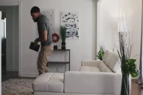 TS Ella Kissed And Gently Grabs The penis Of Her Ex-stepdad Ricky