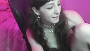 Petite American Transgirl Masturbates Her penis On webcam